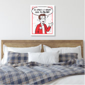 Toile Je suis du même avis (Insitu(Chambre))
