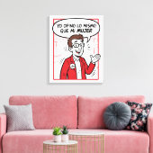 Toile Je suis du même avis (Insitu(Salon))