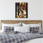 Toile Je Suis Feu Je Suis Mort ! (Insitu(Chambre))