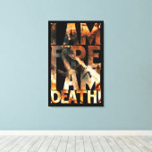 Toile Je Suis Feu Je Suis Mort ! (Insitu (Plancher de Bois))