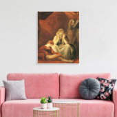 Toile Je suis ici et je suis triste" (Insitu(Salon))