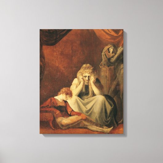 Toile Je suis ici et je suis triste" (Recto)