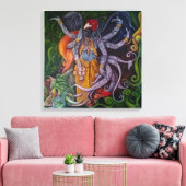 Toile Je suis la forêt de Siam ! (Insitu(Salon))