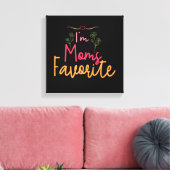 Toile Je suis le préféré de maman (Insitu(Salon))