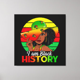 Toile Je Suis Noir Histoire Amérique Africaine