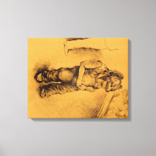 Toile Je suis perdu (Recto)