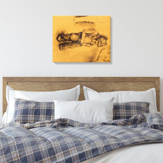 Toile Je suis perdu (Insitu(Chambre))