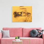 Toile Je suis perdu (Insitu(Salon))