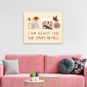 Toile Je Suis Prêt À Ce Que Les Feuilles Tombent ! (Insitu(Salon))