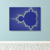 Toile Je Suis Si Bleu - Fractal (Insitu (Plancher de Bois))