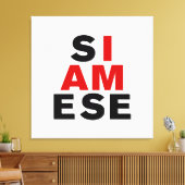 TOILE JE SUIS SIAMESE (Insitu(Salon))