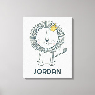 Toile Je suis un petit roi