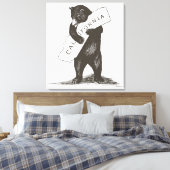 Toile Je T'Aime Californie (Insitu(Chambre))