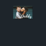 Toile Je T'Aime Papa Photo personnalisée<br><div class="desc">Montrez à papa votre amour avec l'impression personnalisée de toile photo "I Love You Daddy" ! Avec votre photo préférée et votre message chaleureux, cette impression élégante et durable est un cadeau parfait pour la fête des pères, les anniversaires ou toute occasion spéciale. Un souvenir unique qu’il chérira pour toujours....</div>