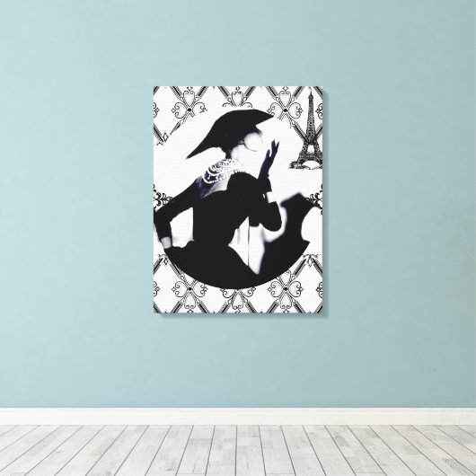 Toile Je T'aime Paris (Insitu (Plancher de Bois))