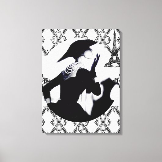 Toile Je T'aime Paris (Recto)