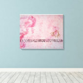 Toile Je vais tout nettoyer et devenir princesse (Insitu (Plancher de Bois))