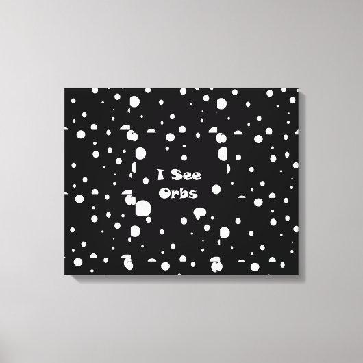 Toile Je vois l'impression Orbs-canvas (Recto)