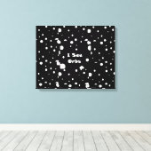 Toile Je vois l'impression Orbs-canvas (Insitu (Plancher de Bois))