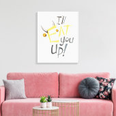 Toile Je vous mangerai du graphisme (Insitu(Salon))