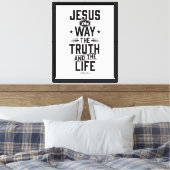 Toile Jean 14:6 (Insitu(Chambre))