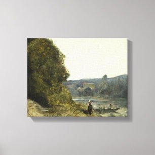Toile Jean-Baptiste-Camille Corot - Le Départ