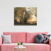 Toile Jean-Baptiste-Camille Corot - Le pêcheur (Insitu(Salon))