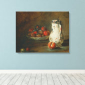 Toile Jean-Baptiste Simeon Chardin - Un bol de prunes (Insitu (Plancher de Bois))