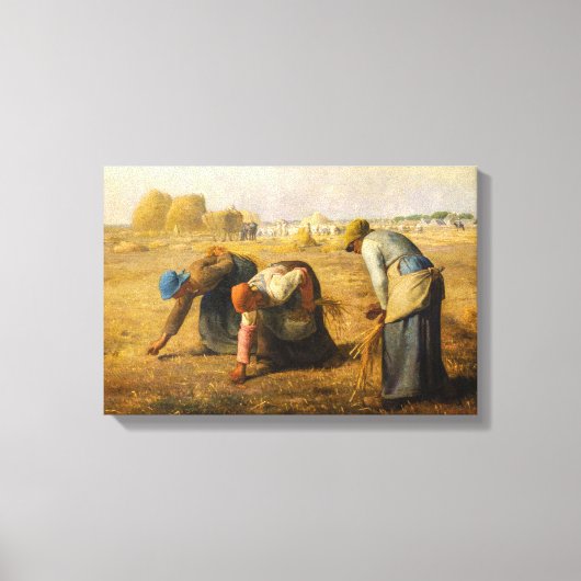 Toile Jean-Francois Millet - Les Glaneuses (Recto)