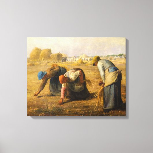 Toile Jean-François Millet - Les Gleaners (Recto)