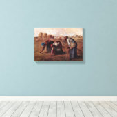 Toile Jean-François Millet - Les Gleaners (Insitu (Plancher de Bois))