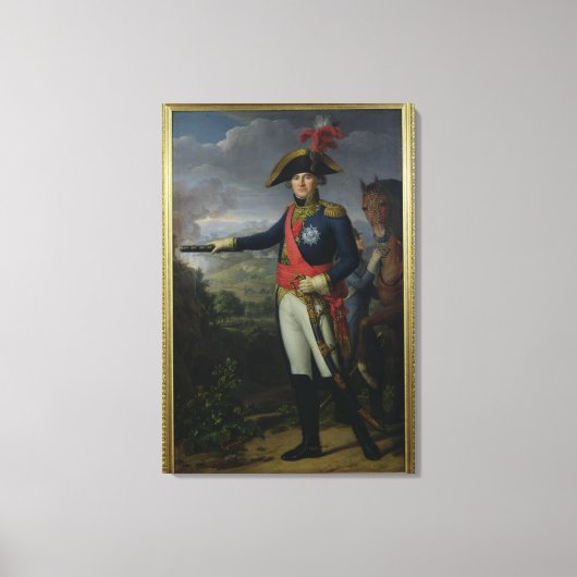 Toile Jean Mathieu Philibert Serurier Comte d'Empire (Recto)