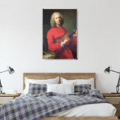 Toile Jean-Philippe Rameau avec un violon (Insitu(Chambre))