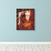 Toile Jeanne d'Arc, c. 1882 par Dante Gabriel Rossetti (Insitu (Plancher de Bois))