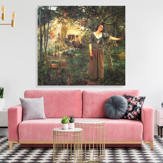Toile Jeanne d'Arc par Jules Bastien Lapage (Insitu(Salon))