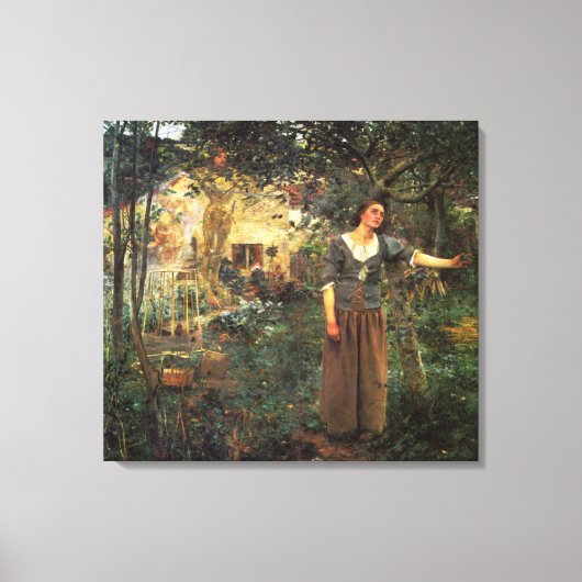 Toile Jeanne d'Arc par Jules Bastien Lapage (Recto)