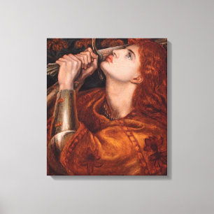 Toile Jeanne d'Arc (Portrait) (par Dante Gabriel Rossett