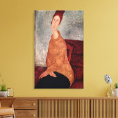 Toile Jeanne Hebuterne dans un Jumper jaune, 1918-19 (Insitu(Salon))