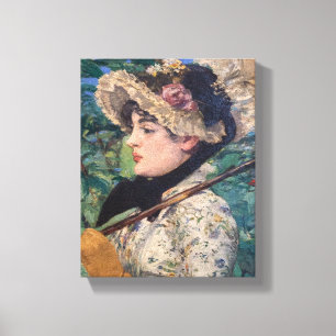 Toile Jeanne (Printemps) Par Édouard Manet