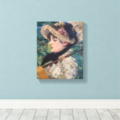Toile Jeanne (Printemps) Par Édouard Manet (Insitu (Plancher de Bois))