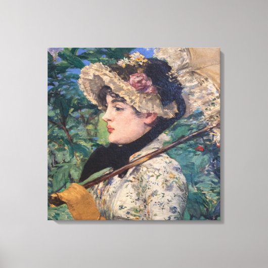 Toile Jeanne (Printemps) Par Édouard Manet (Recto)