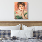 Toile Jeanne Samary en robe basse cou (par Renoir) (Insitu(Chambre))