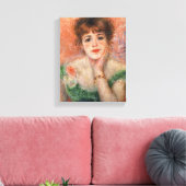 Toile Jeanne Samary en robe basse cou (par Renoir) (Insitu(Salon))