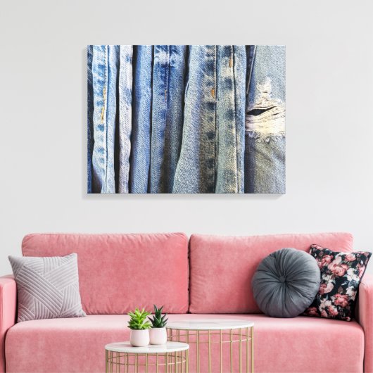 Toile Jeans bleus déçus (Insitu(Salon))
