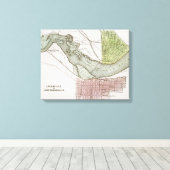 TOILE JEFFERSONVILLE, INDIANA : CARTE (Insitu (Plancher de Bois))