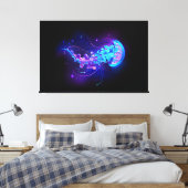 Toile Jellyfish éclatante couleur (Insitu(Chambre))