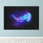 Toile Jellyfish éclatante couleur (Insitu (Plancher de Bois))