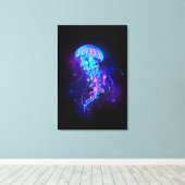 Toile Jellyfish éclatante couleur (Insitu (Plancher de Bois))