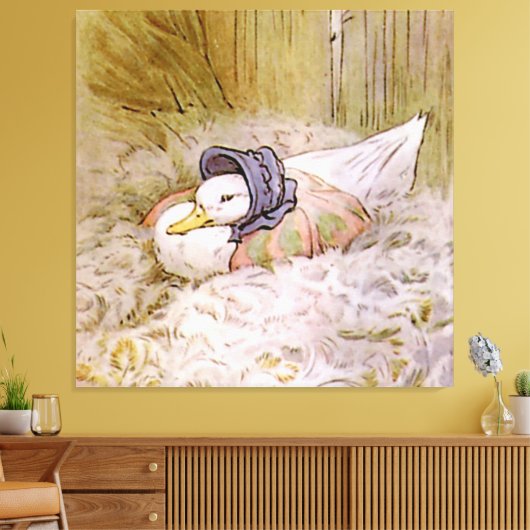 Toile Jemima Puddle-Duck Hatching Her Oeufs par Beatrix (Insitu(Salon))