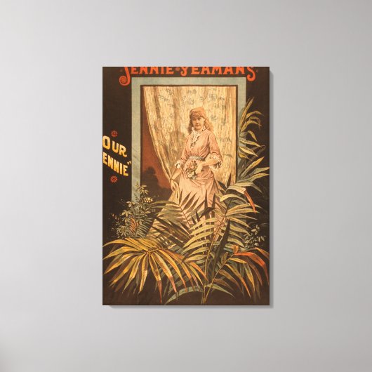 Toile Jennie Yeamans "Our Jennie" Play Poster (Recto)